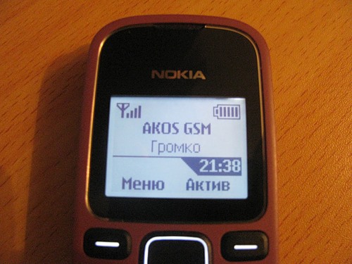 Nokia 1280: экран